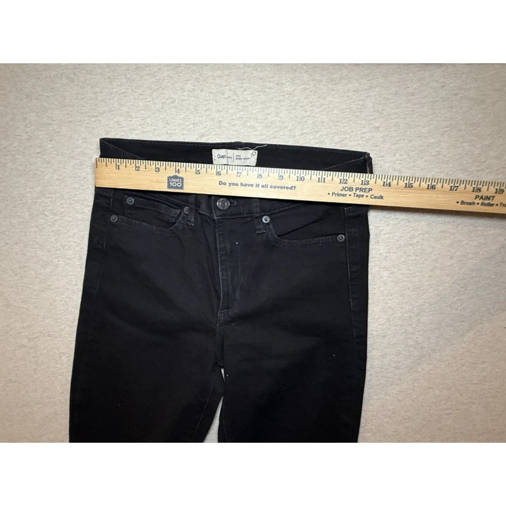 GAP. black baby boot fit. kid size 10.boot cut fit. great condition
